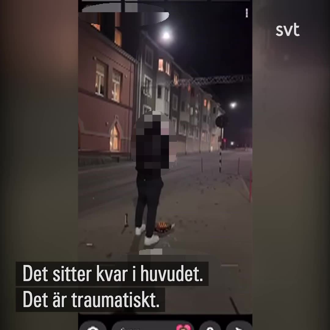 Nyårsfest slutade i kaos – tjejer träffades av fyrverkerier